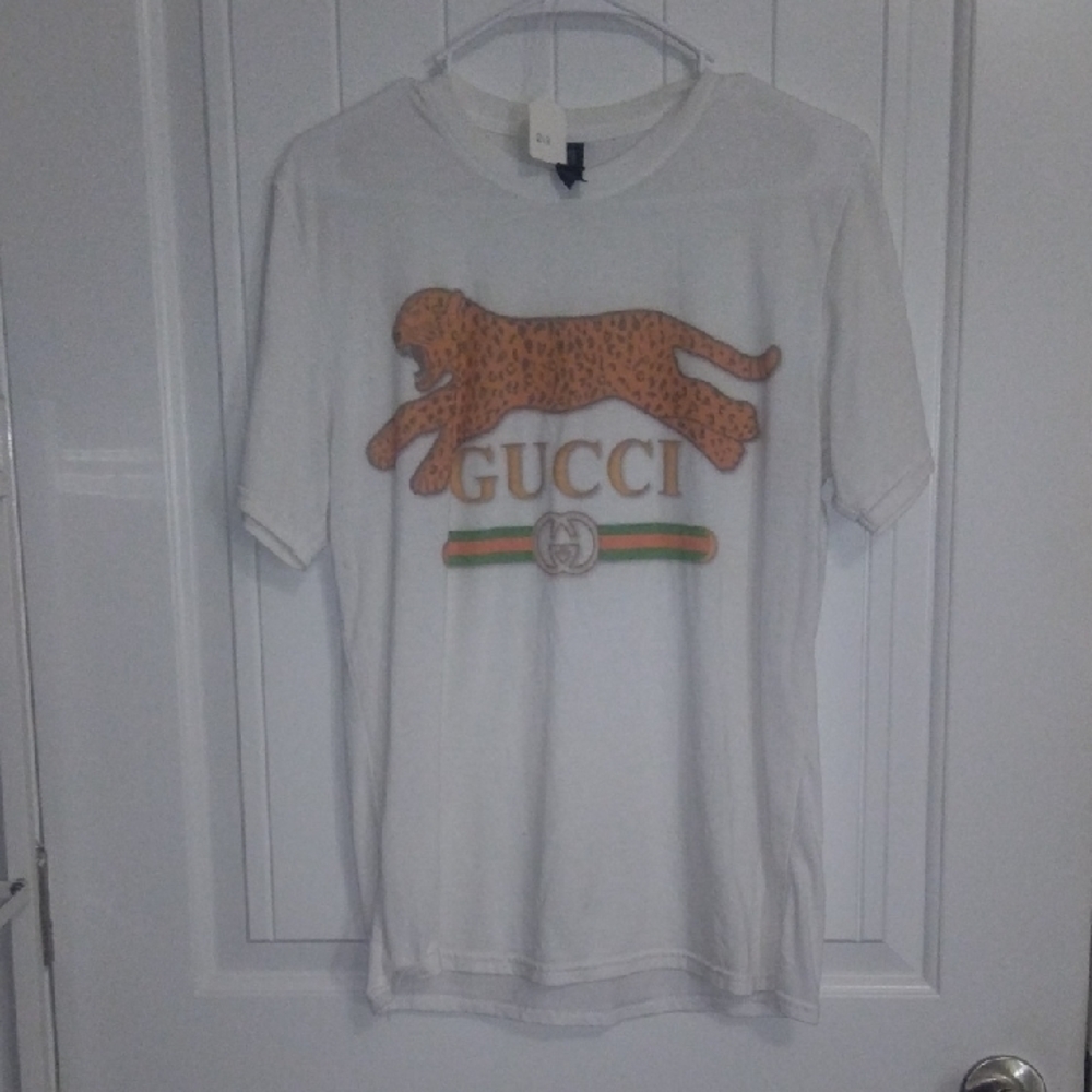 Fashion Leopard Cheetah Luxury Vintage T Shirt Loose Fit Italy